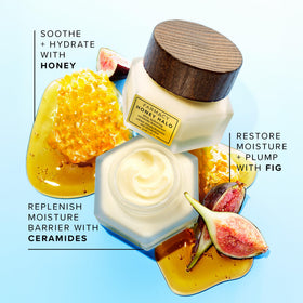 Farmacy Honey Halo applied on hand demonstrating fast absorption and moisturized skin
