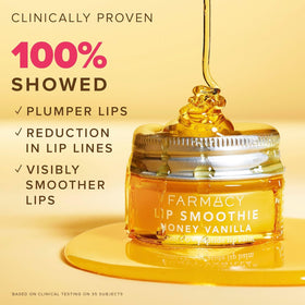 Farmacy open tube texture close-up highlighting smooth balm and easy glide