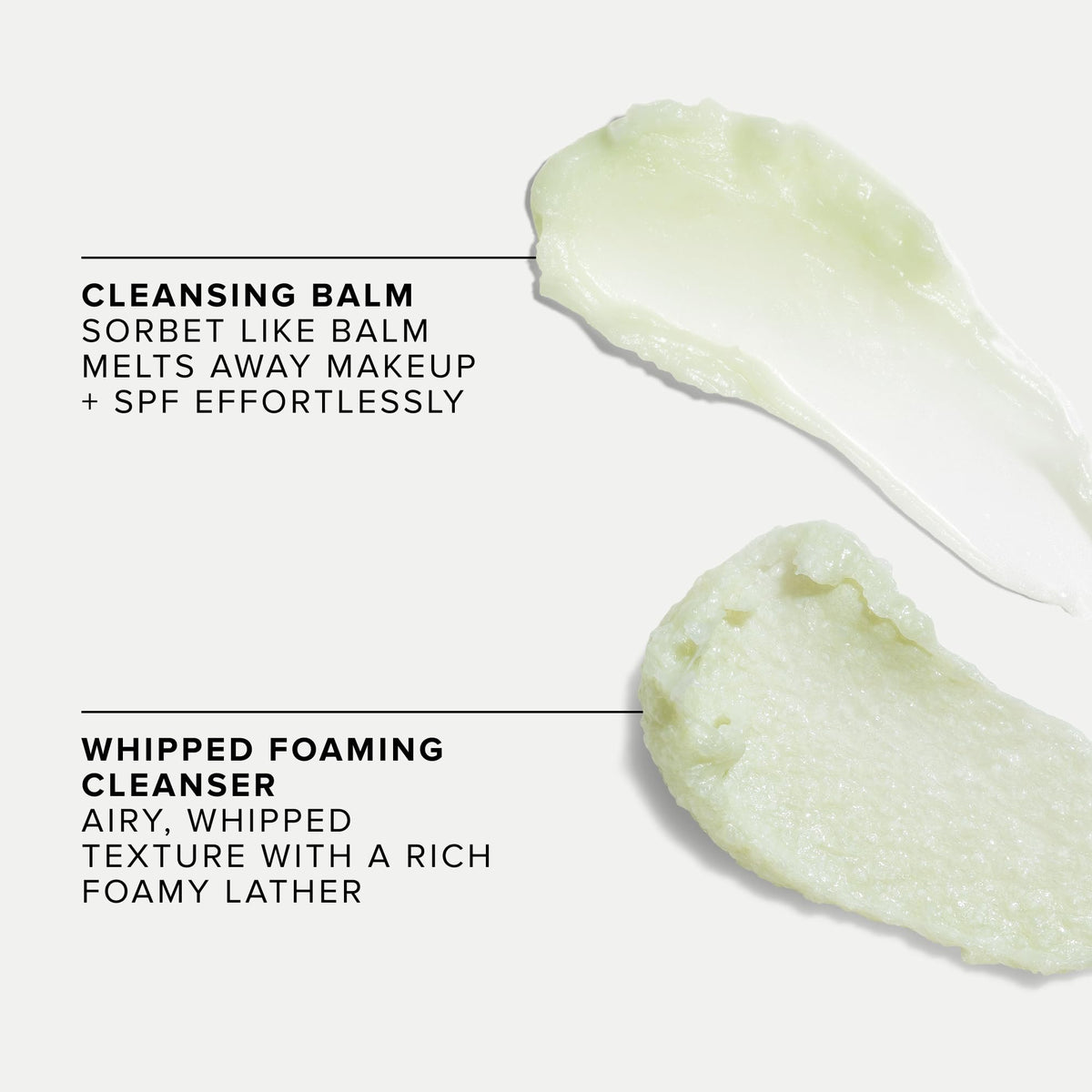 Farmacy whipped foaming cleanser lathered to show gentle foaming action