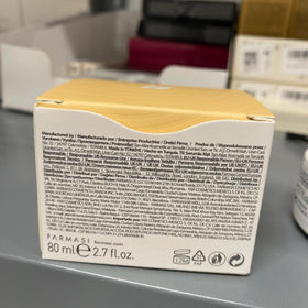 FARMASi cream on bathroom vanity with towel, suggests daily skincare routine use