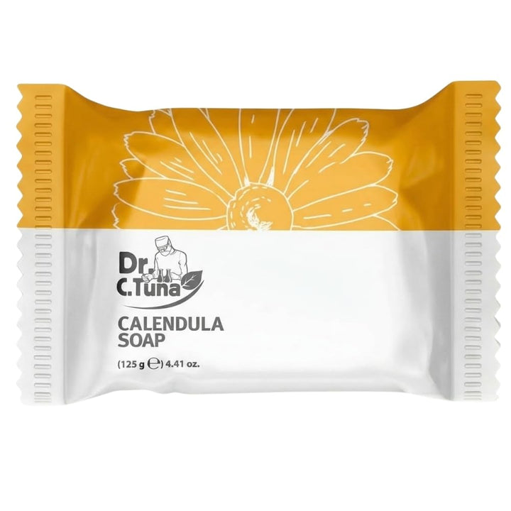 FARMASi calendula soap front packaging showing product and benefits