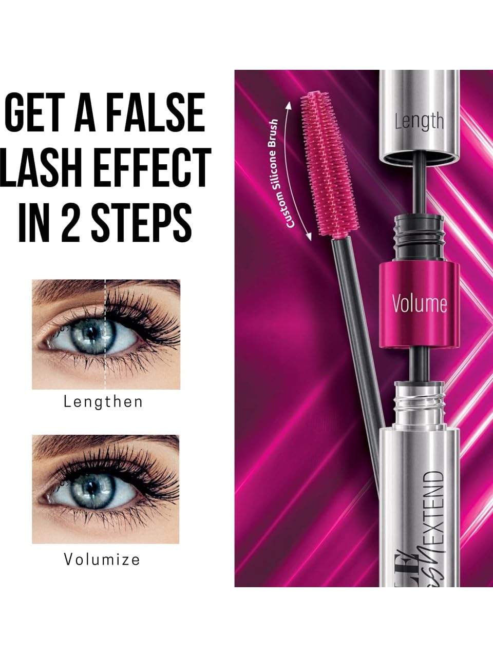 FARMASi close-up of silicone bristles highlighting precise separation and definition benefit