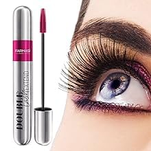 FARMASi mascara texture swipe showing creamy formula for comfortable buildable wear