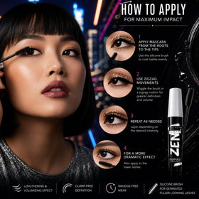 FARMASi before and after lashes illustrating length and volume benefit