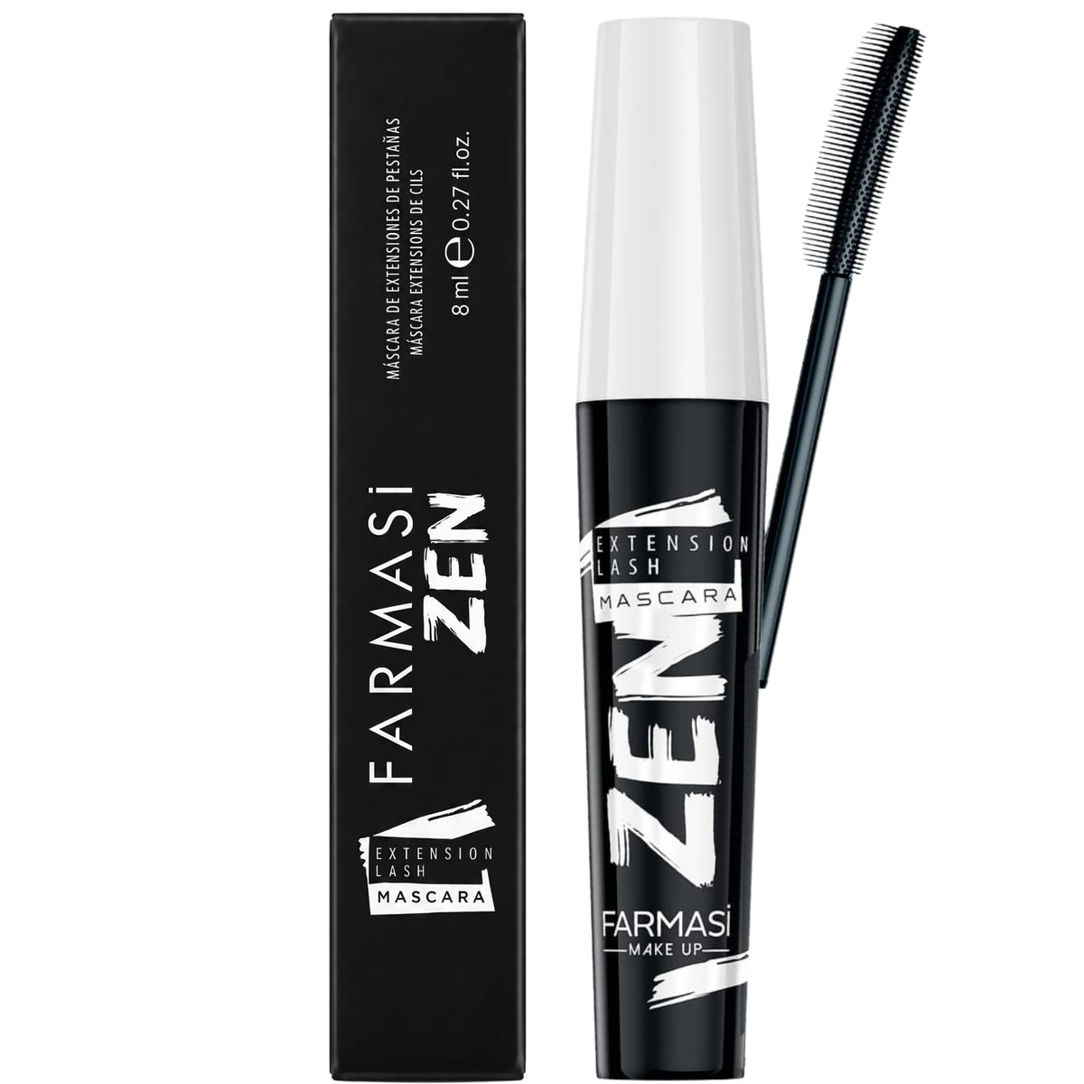 FARMASi tube front showing blackest black shade and bold definition