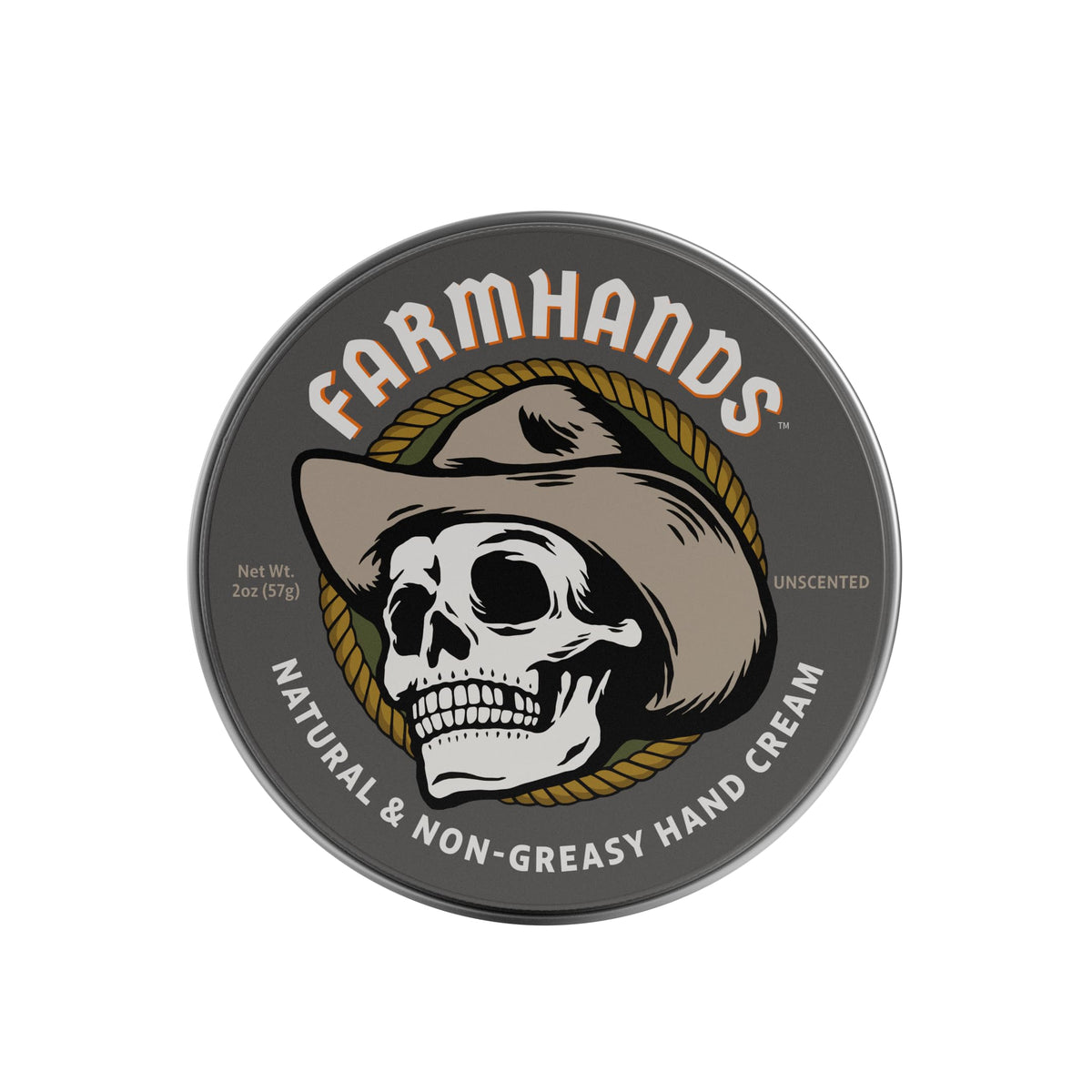 Farmhands front tin showing label and compact packaging benefit