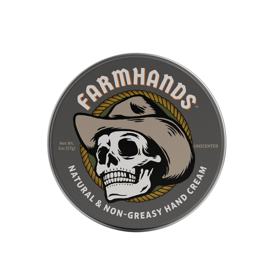 Farmhands front tin showing label and compact packaging benefit
