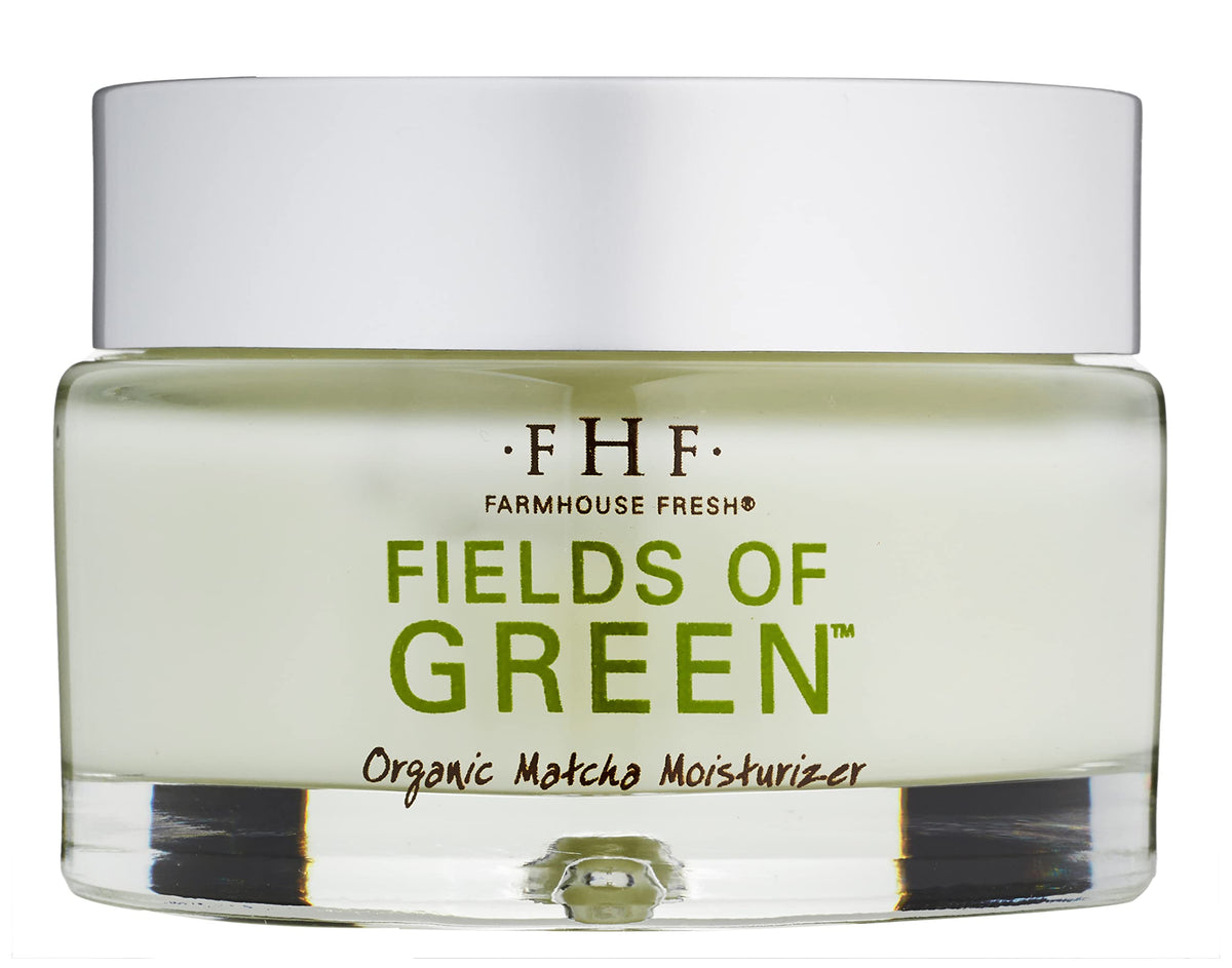 FarmHouse Fresh jar front view showing label and calming matcha benefits