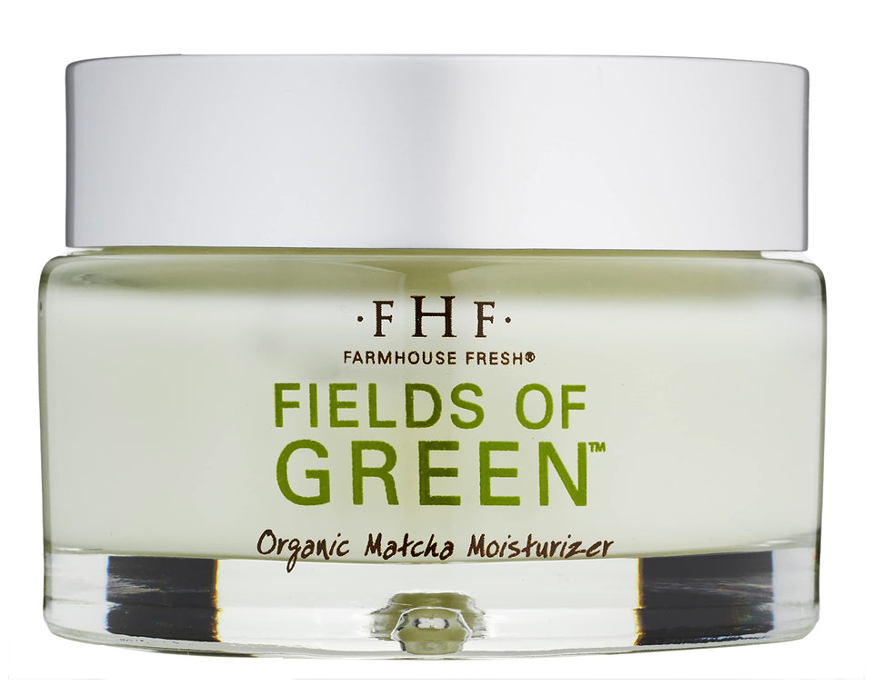 FarmHouse Fresh jar front view showing label and calming matcha benefits