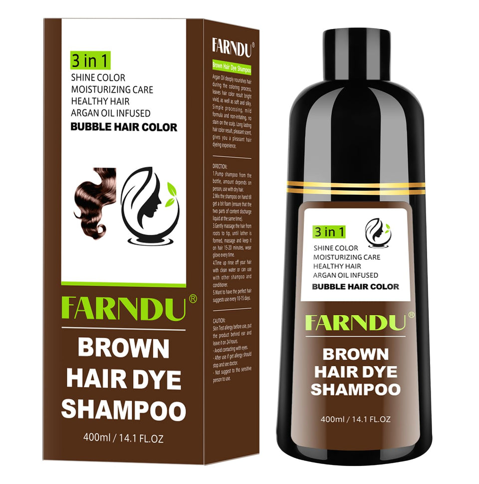 Farndu front bottle showing product and easy pump for quick use