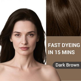 Farndu shampoo texture pouring from bottle for smooth application and color