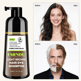 Farndu creamy shampoo lather texture demonstrating smooth coverage and gentle cleansing