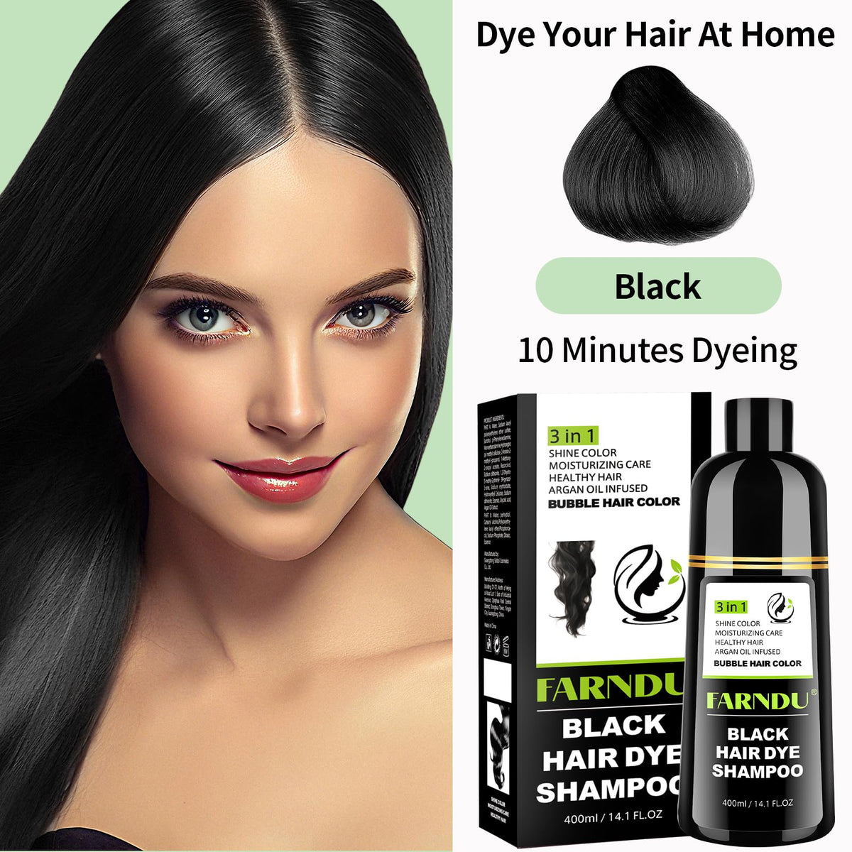 Farndu shampoo lather texture demonstrating conditioning foam and gentle cleansing benefit