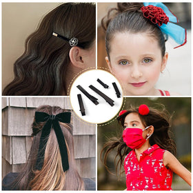FASHEWELRY clip holding a hair section during styling for control