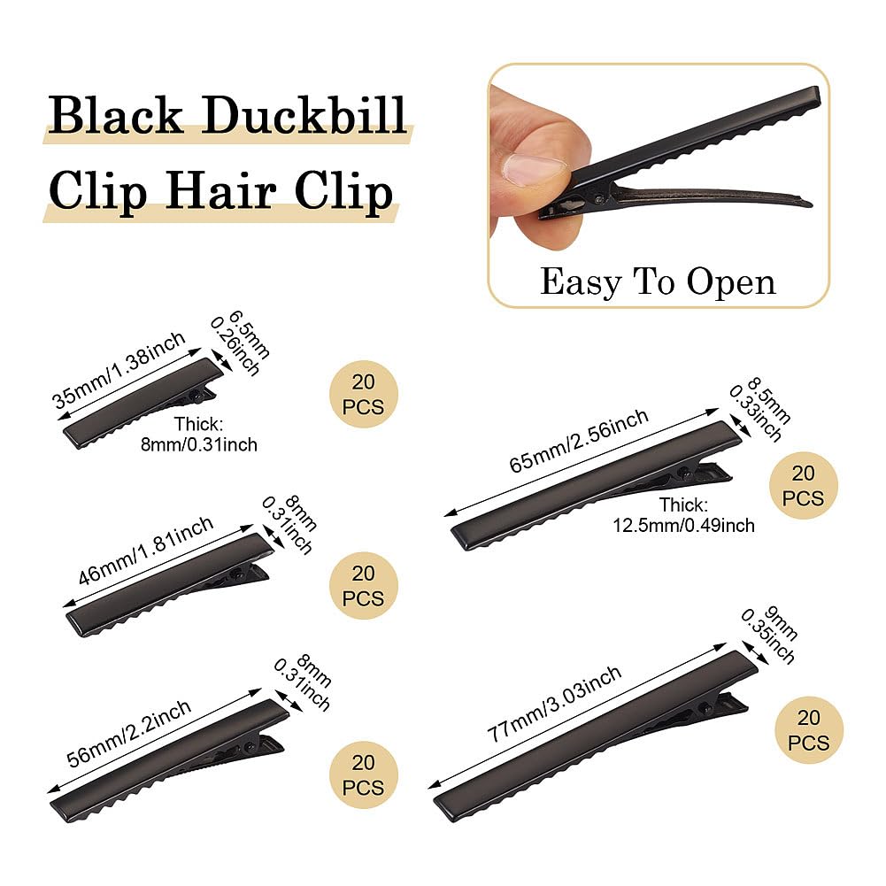 FASHEWELRY five clip sizes arranged to show size range and selection