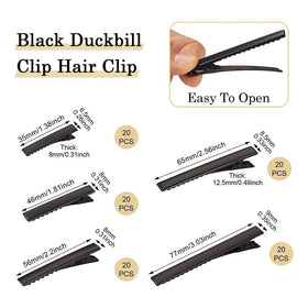 FASHEWELRY five clip sizes arranged to show size range and selection