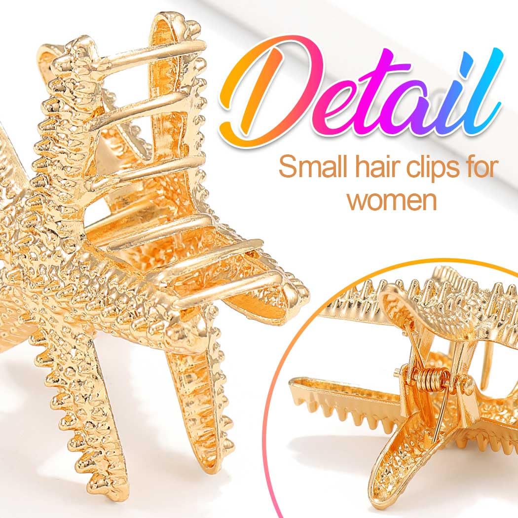 Fashey clip worn in half-up hairstyle offering secure everyday hold