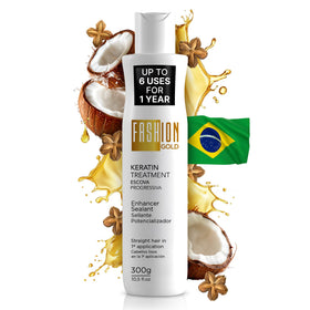 Fashion Gold front packaging showing jar and branding for professional results