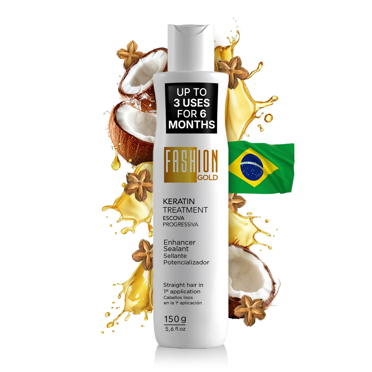 Fashion Gold front packaging showing product clarity and professional look