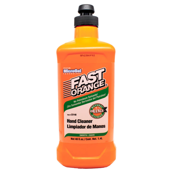 Fast Orange 48 oz front label showing citrus lotion and heavy-duty benefit