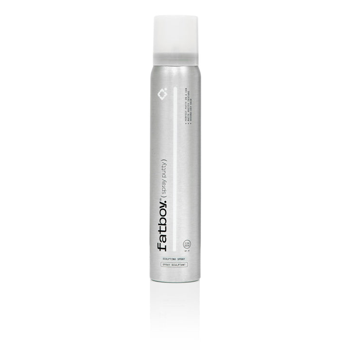 Fatboy Hair front packaging showing can and matte finish benefit