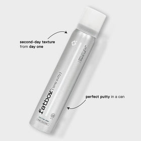 Fatboy Hair styled tousled hair demonstrating volume and movement benefit