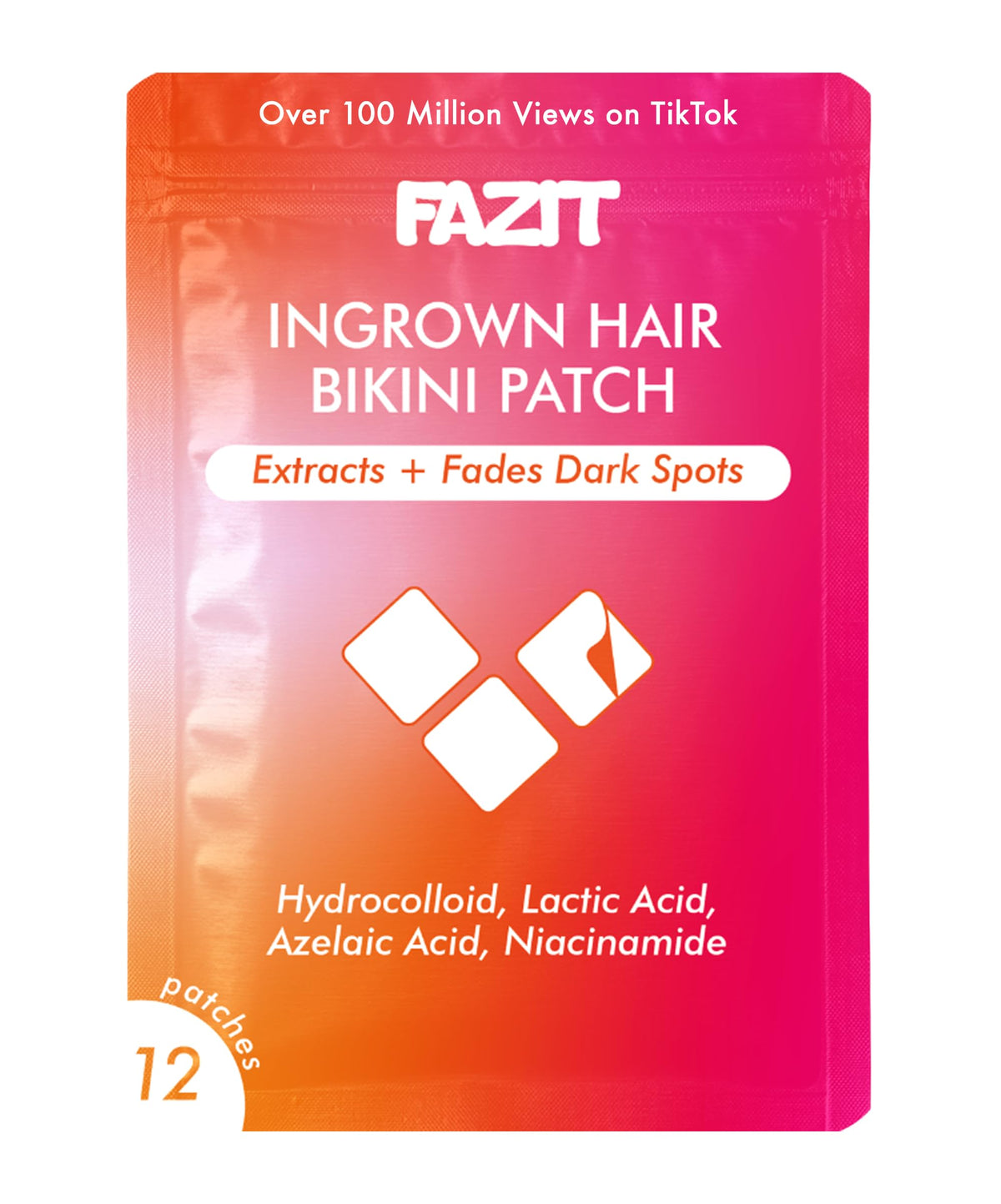 Fazit front packaging showing bikini pad kit and clear benefits