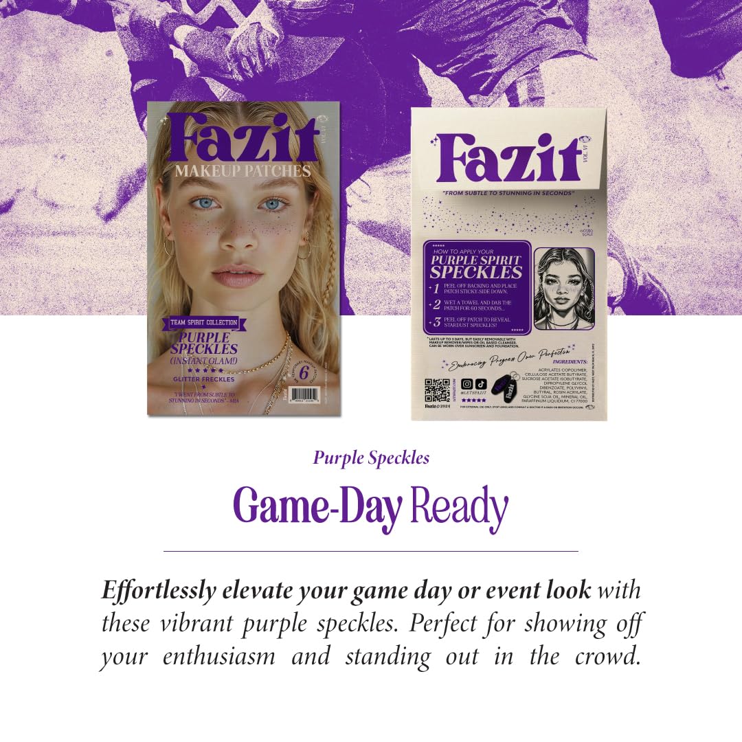 Fazit product back label close-up showing ingredients and removal instructions