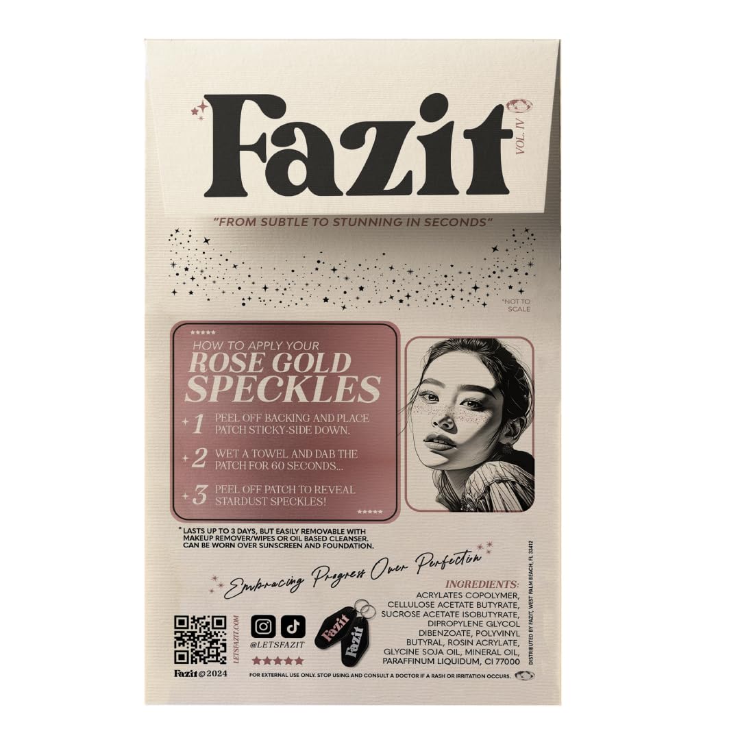 Fazit close-up of glitter texture highlighting shimmer and adhesion