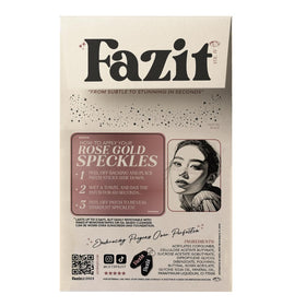 Fazit close-up of glitter texture highlighting shimmer and adhesion