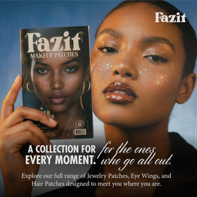Using micellar pad to remove Fazit patches showing gentle, residue-free cleaning