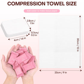 FCaeon expanded 12x9 inch towel laid flat showing soft absorbent surface
