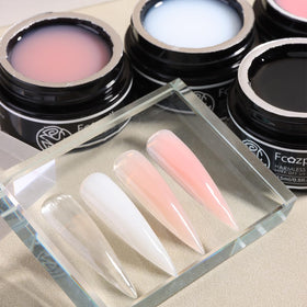 Fcozpjk clear builder gel bottle close-up showing smooth formula for strong overlays
