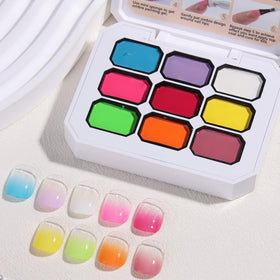Fcozpjk mini soft nail sponges with grabbing pen for neat gradient patting