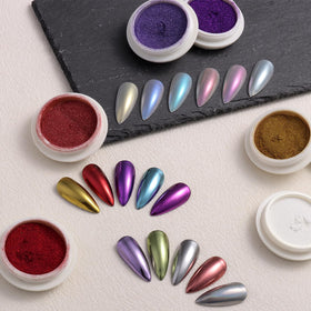 Fcozpjk pearl shift swatches on wheel showing iridescent color play