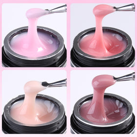 Fcozpjk gel texture close-up showing smooth slow-flow for shaping