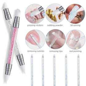 Fcozpjk tools laid out lifestyle showing pen and mixing sticks usable