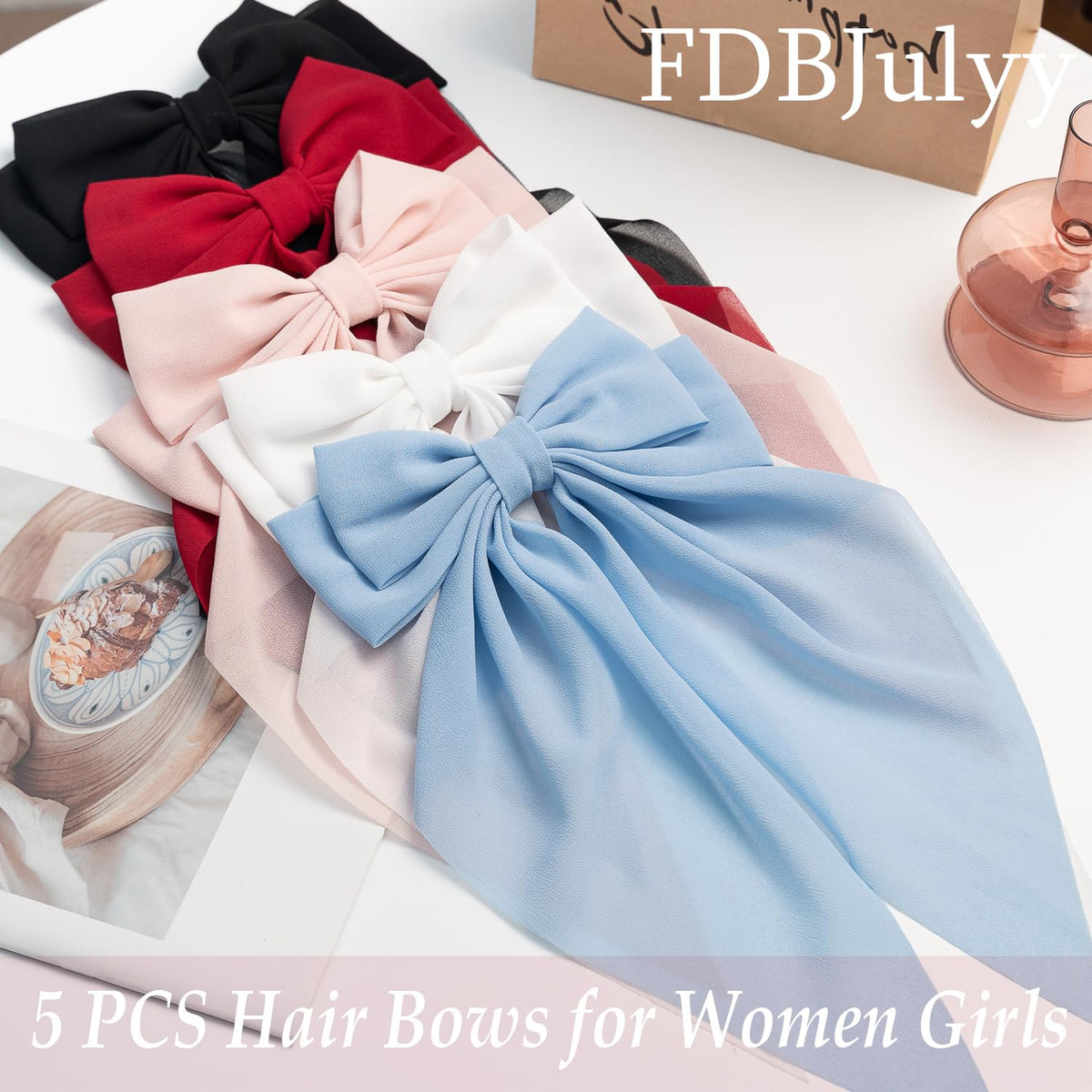 FDBJulyy clips packed in travel pouch for neat portable storage