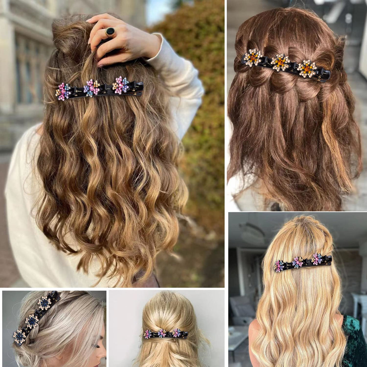 FDBJulyy clips holding thick hair securely to prevent slipping during wear