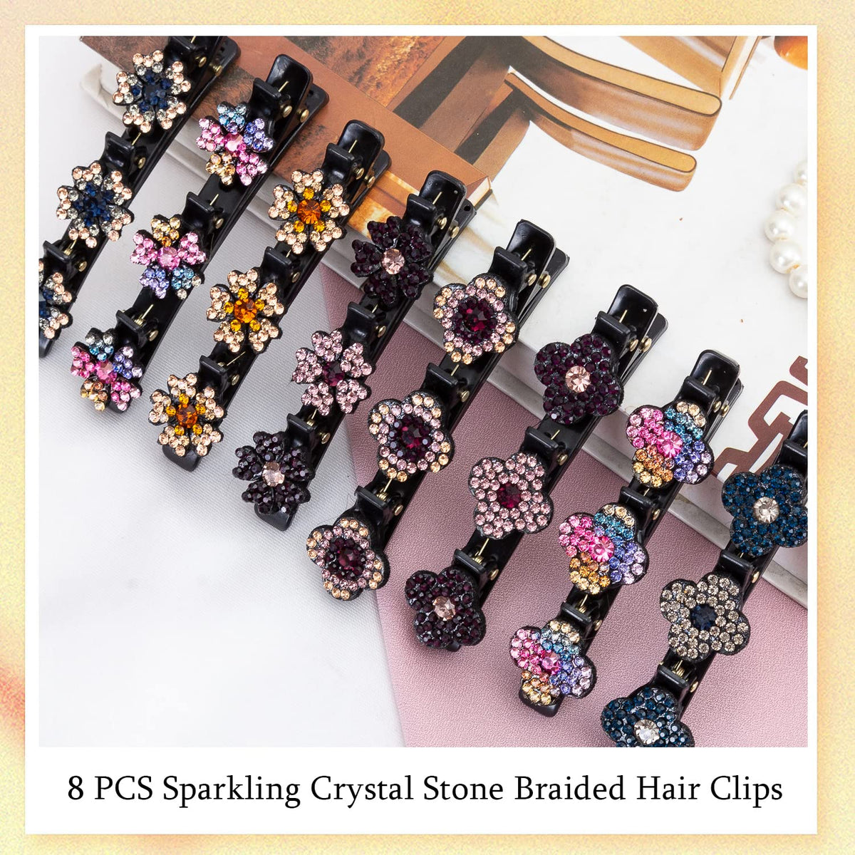 FDBJulyy closeup of rhinestones highlighting sparkle and decorative shine