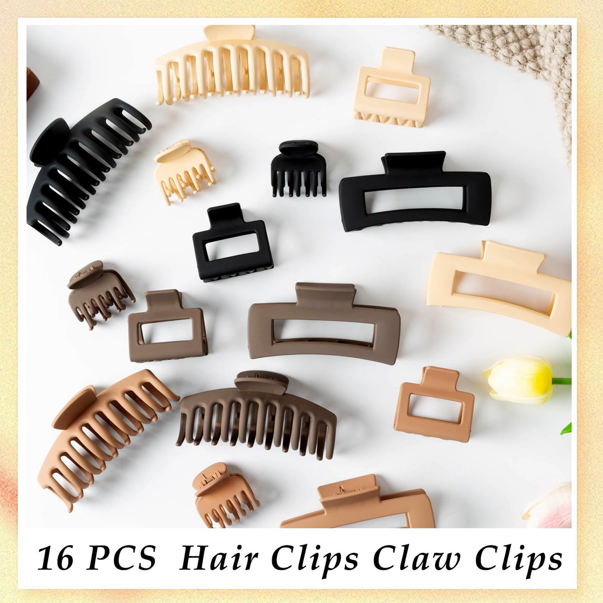 FDBJulyy clip used during makeup routine showing hands-free beauty prep
