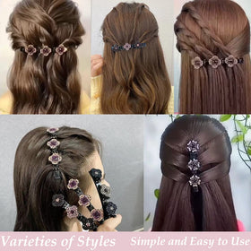 FDBJulyy clips used in a party hairstyle adding elegant sparkle and flair