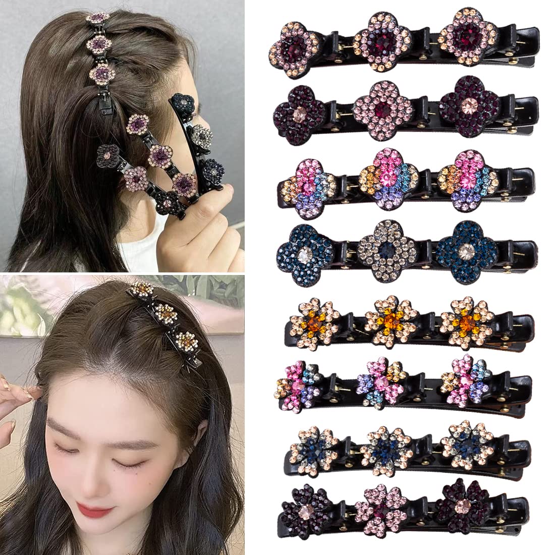 FDBJulyy arrangement of eight clips showing variety and styling options
