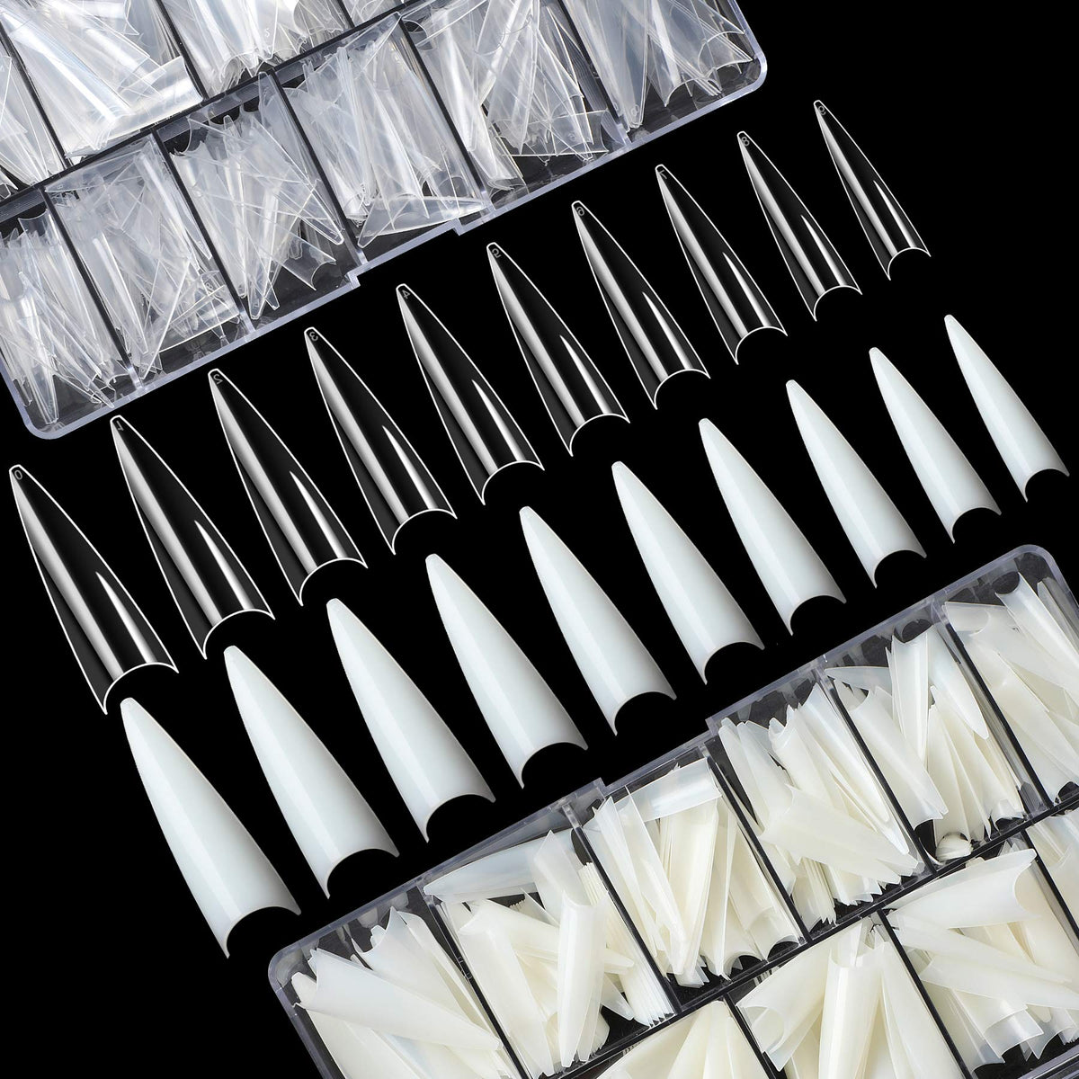 FEBSNOW front packaging showing clear and natural tips, easy selection benefit