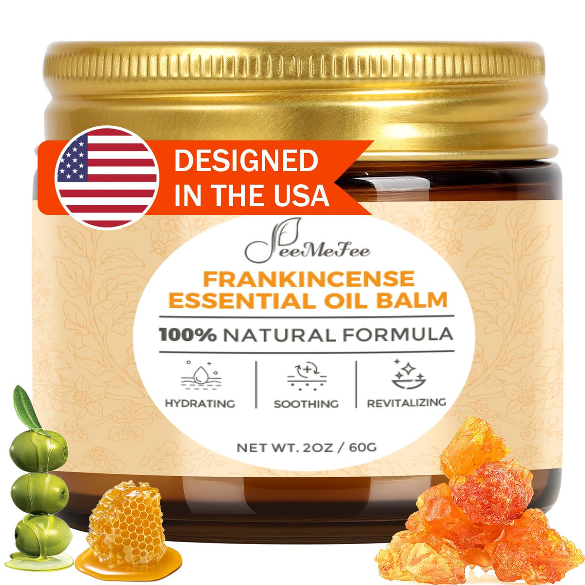 FeeMeFee front tin showing product branding and compact design for travel