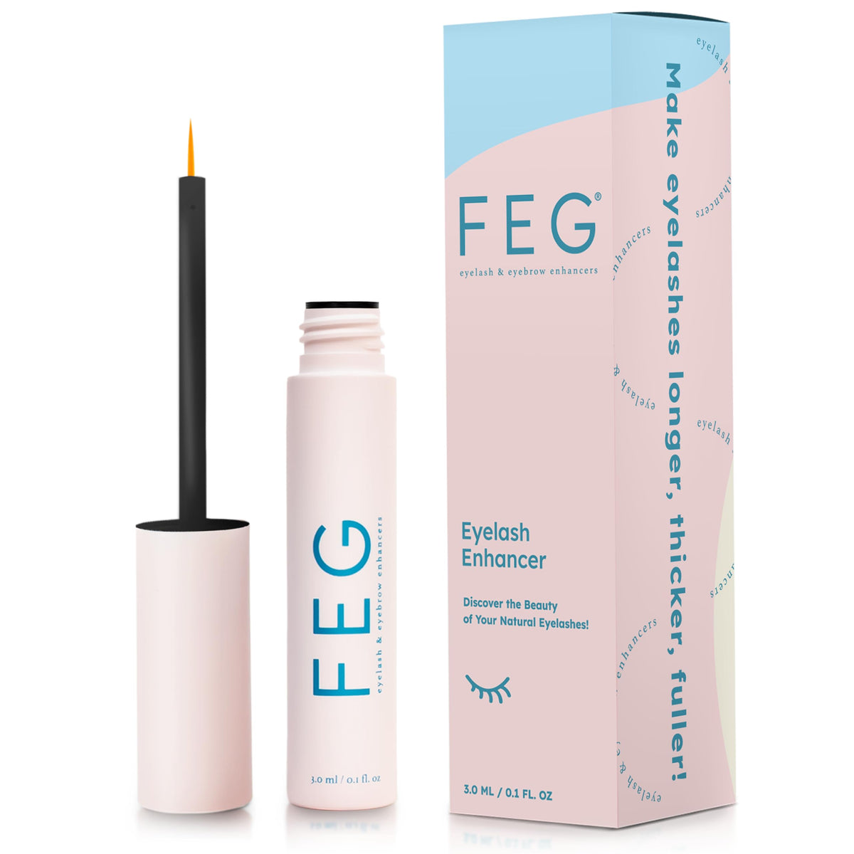 FEG front packaging showing product and brand for easy identification and trust