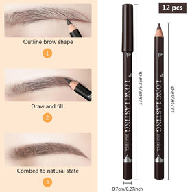 FeiCuiYun pencils beside a coin showing compact size for travel convenience