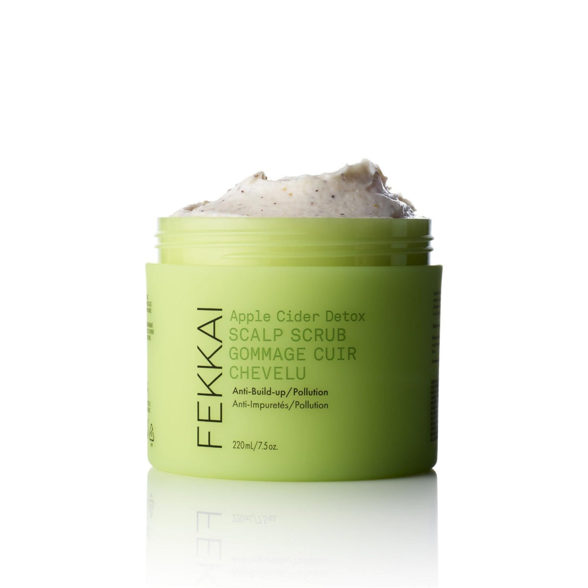 Fekkai front packaging of scrub showing product and clear labeling for easy identification