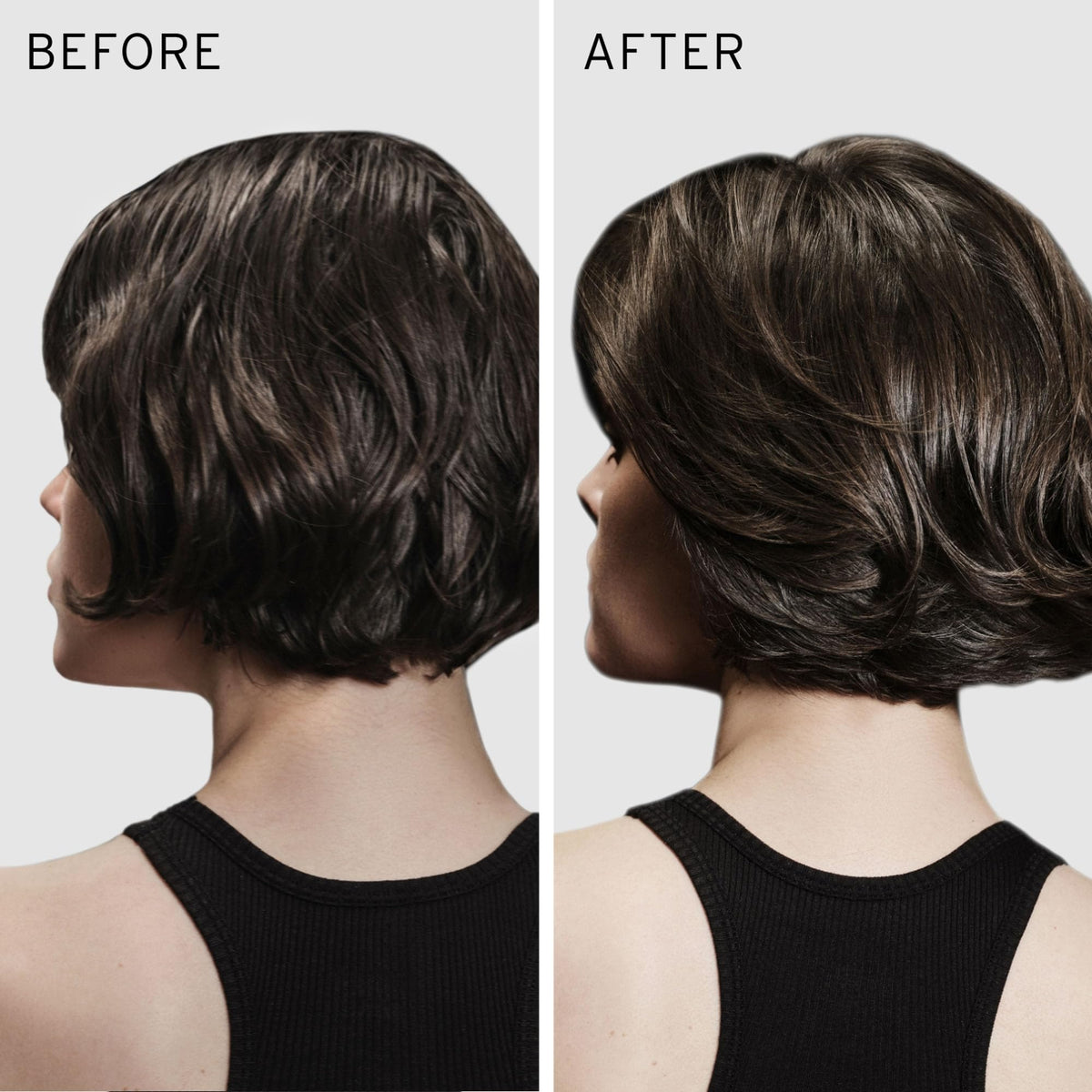 Fekkai styled hair in lifestyle setting demonstrating polished, glossy results