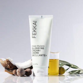 FEKKAI glossed hair after use displaying smooth frizz-free shine and polished finish